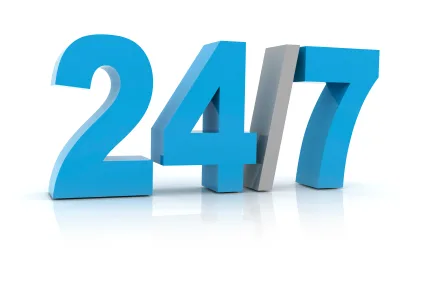 24 7 beschikbaar